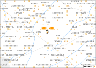 map of Jandwāli