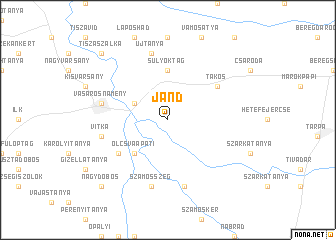 map of Jánd