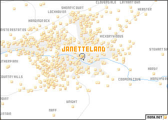 map of Janette Land