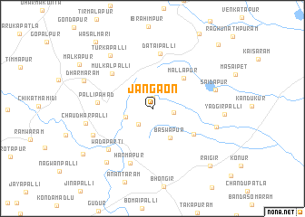 map of Jangaon