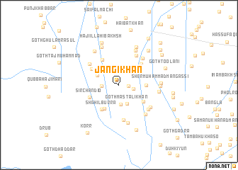 map of Jangi Khān