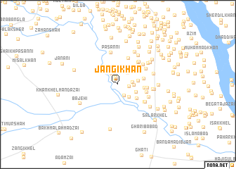 map of Jangi Khān