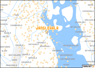 map of Jānglewāla