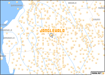 map of Janglewāla