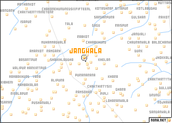 map of Jangwāla