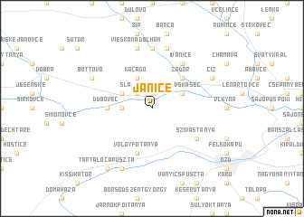 map of Janice