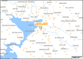 map of Jānijān