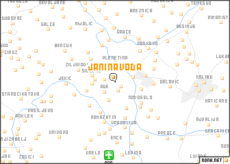 map of Janina Voda