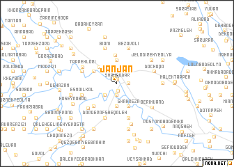 map of Jānjān