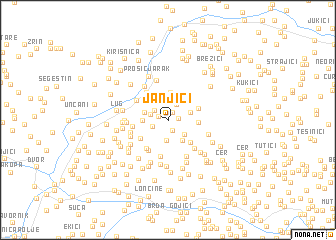 map of Janjići