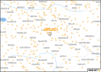 map of Janjići