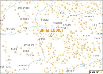 map of Janjilovići