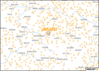 map of Janjoši