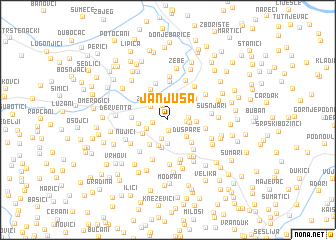 map of Janjuša