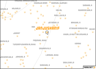map of Janju Sharīf