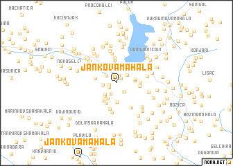 map of Jankova Mahala