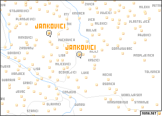 map of Jankovići
