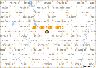 map of Jankovská Lhota