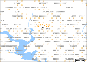map of Jankov