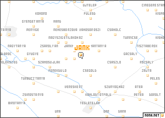 map of Jánk