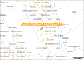 map of Jānmoḩammad-e Dah Mardeh