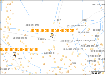 map of Jān Muhammad Bhurgari
