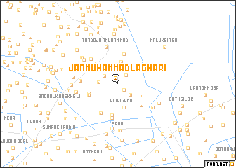 map of Jān Muhammad Laghāri