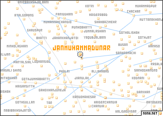 map of Jān Muhammad Unar