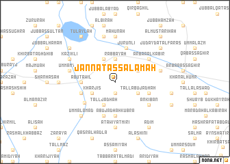 map of Jannāt as Salāmah