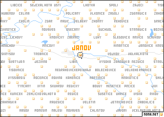 map of Janov
