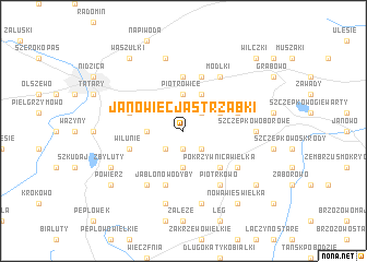 map of Janowiec Jastrząbki