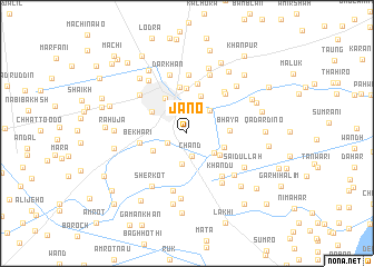 map of Jāno