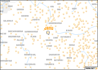 map of Jānū