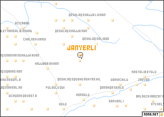 map of Jānyerlī