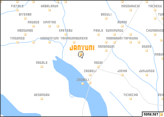 map of Janyuni