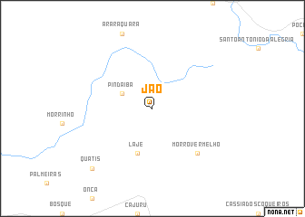 map of Jaó