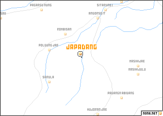 map of Japadang