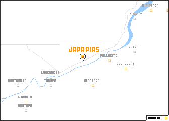 map of Japapias