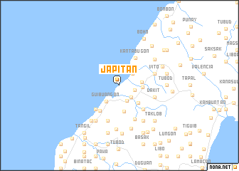 map of Japitan