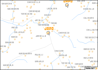 map of Japo