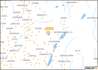 map of Japu