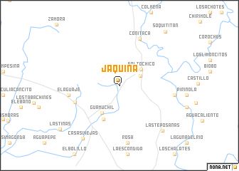 map of Jaquina