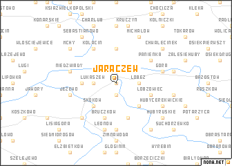 map of Jaraczew