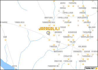 map of Jaragolili