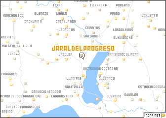 map of Jaral del Progreso