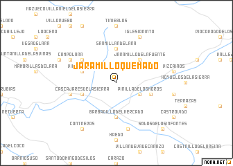 map of Jaramillo Quemado