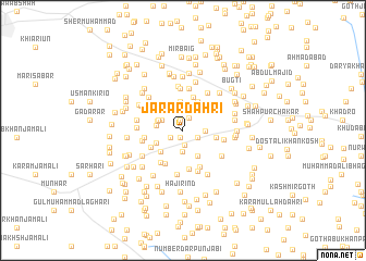 map of Jarār Dāhri