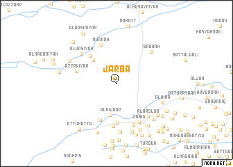 map of Jarbāʼ