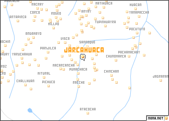 map of Jarcahuaca