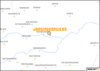 map of Jardim de Angicos